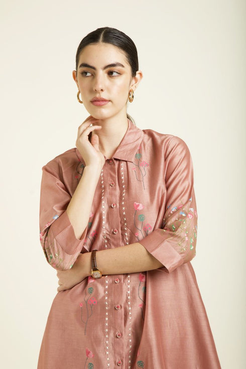 Celeste almond shirt with pants