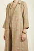 Celeste beige jacket with pants and top