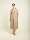 Celeste beige jacket with tier dress