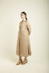 Celeste beige jacket with tier dress