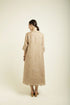 Celeste beige jacket with tier dress