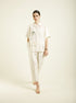 Celeste ivory kaftan shirt with pants