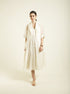 Celeste ivory organza jacket with strap dress