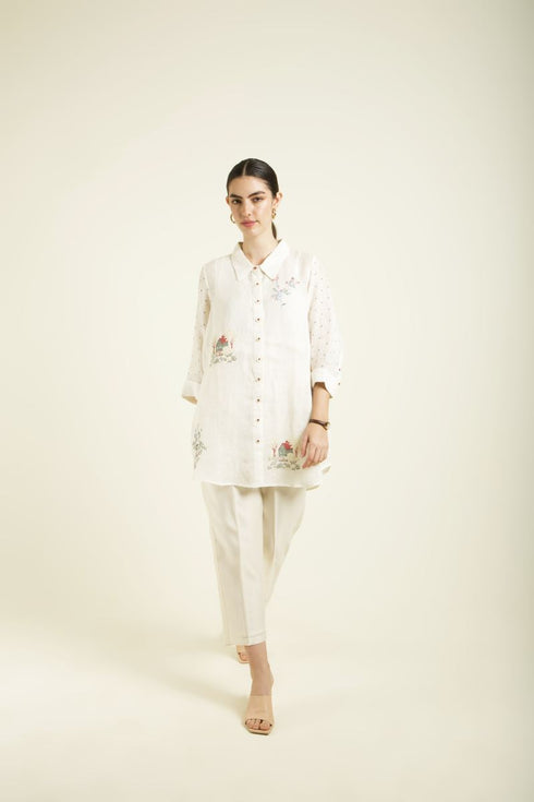 Celeste ivory shirt with pants