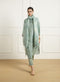 Celeste mint double layer tunic set