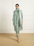 Celeste mint double layer tunic set