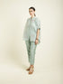 Celeste mint kaftan shirt with pants
