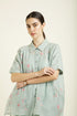 Celeste mint kaftan shirt with pants