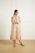 Celeste old rose double layer tunic set