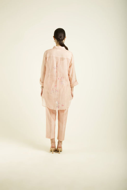 Celeste old rose shirt with pants