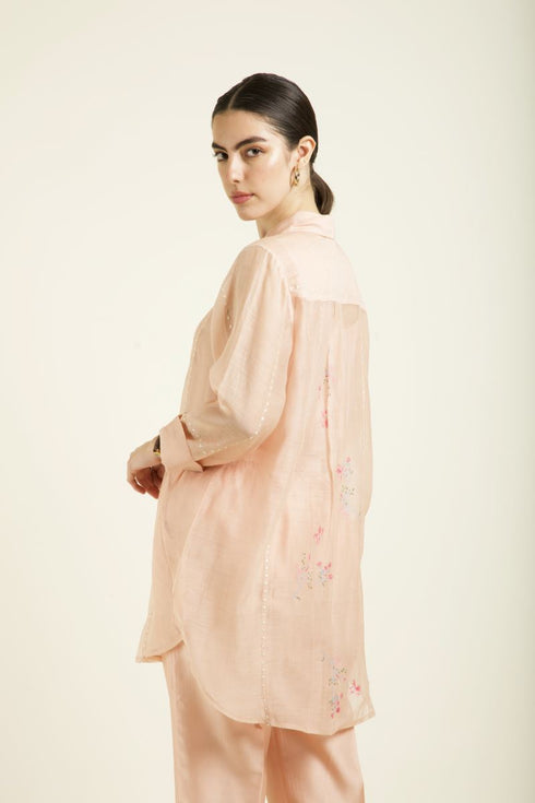 Celeste old rose shirt with pants