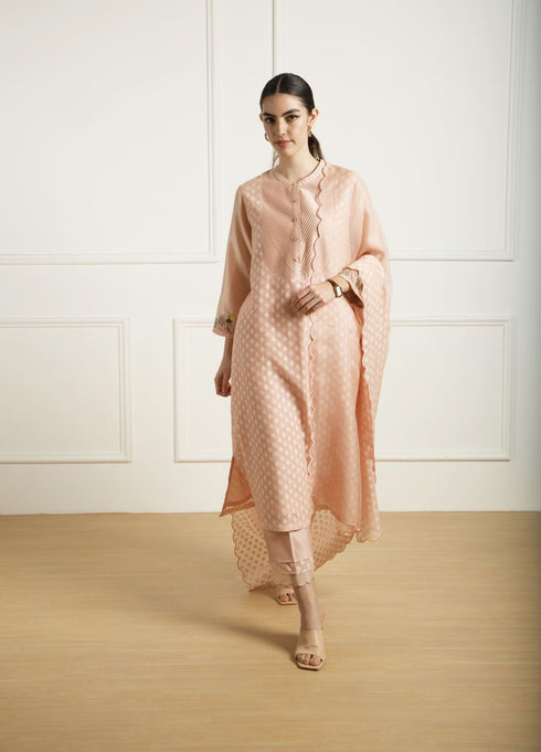 Celeste old rose tunic set