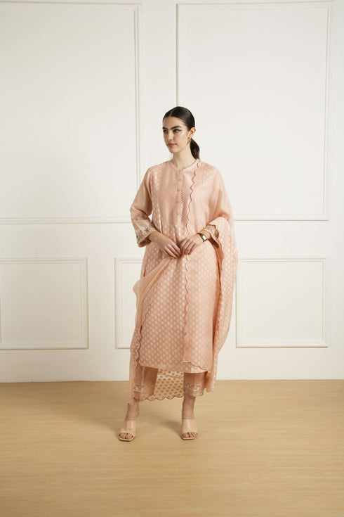 Celeste old rose tunic set