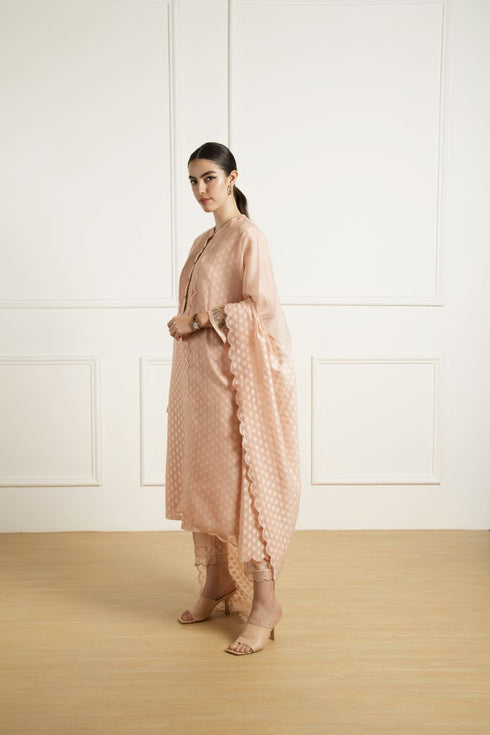 Celeste old rose tunic set