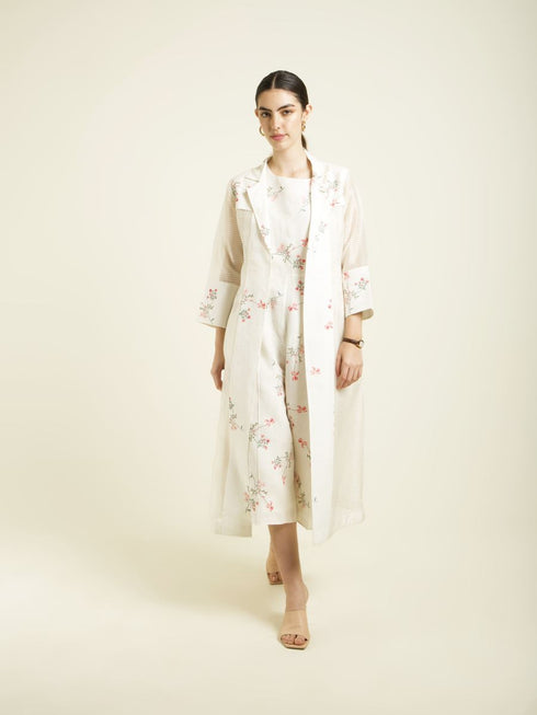 Celeste stripe jacket with jumpsuit