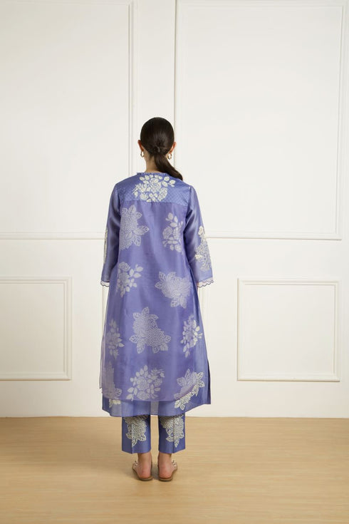 Celeste twilight double layer tunic set