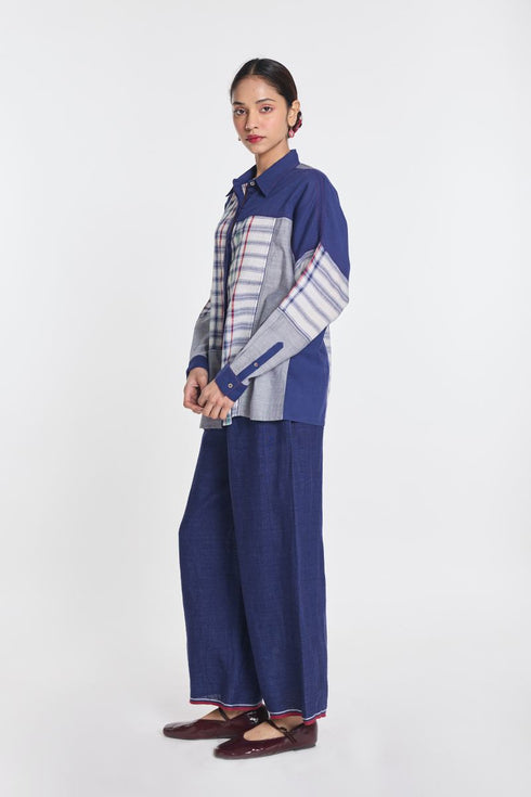 Chamomile patchwork shirt