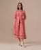 Cherry blossom tiered shirt dress