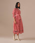 Cherry blossom tiered shirt dress