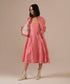 Cherry luster dress with jacket