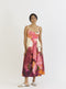 Cherry multicolor bralette dress