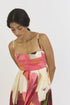 Cherry multicolor bralette dress