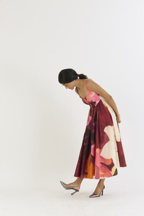 Cherry multicolor dress