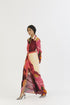 Cherry multicolor shirt and skirt set