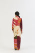 Cherry multicolor shirt and skirt set