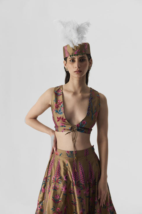 Chin chin bahar lehenga with blouse