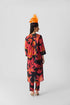 Chin chin lian black and pink cotton kurta set