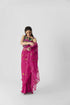 Chin chin pink embroidered sari