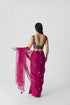 Chin chin pink embroidered sari
