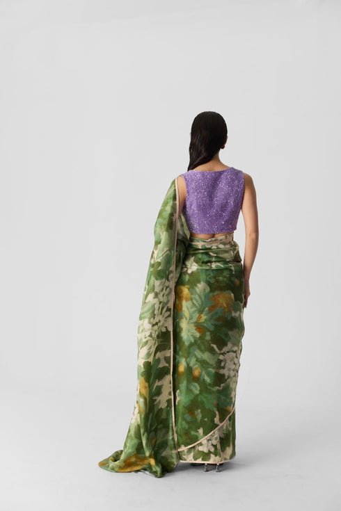 Chin chin rusi silk sari