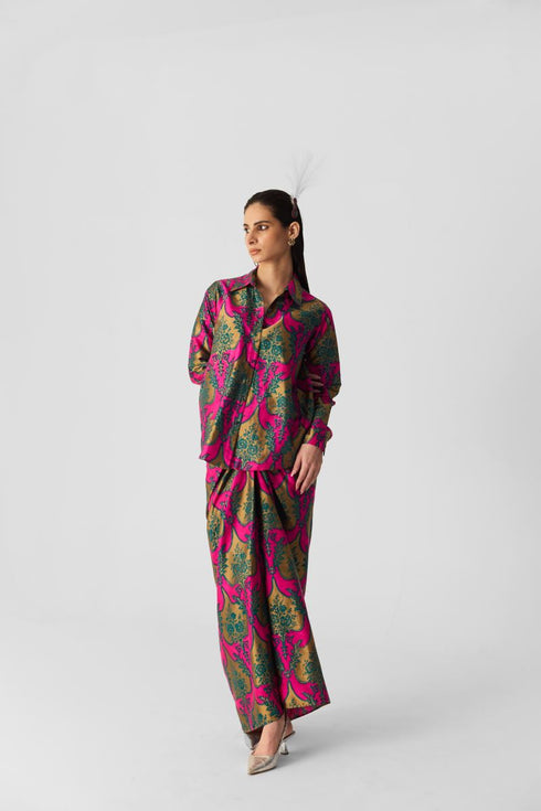 Chin chin zuzi shirt & skirt set