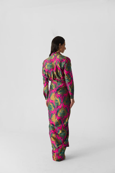 Chin chin zuzi shirt & skirt set