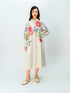 Clouded ribbon dress