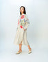 Clouded ribbon dress