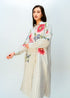 Clouded ribbon dress
