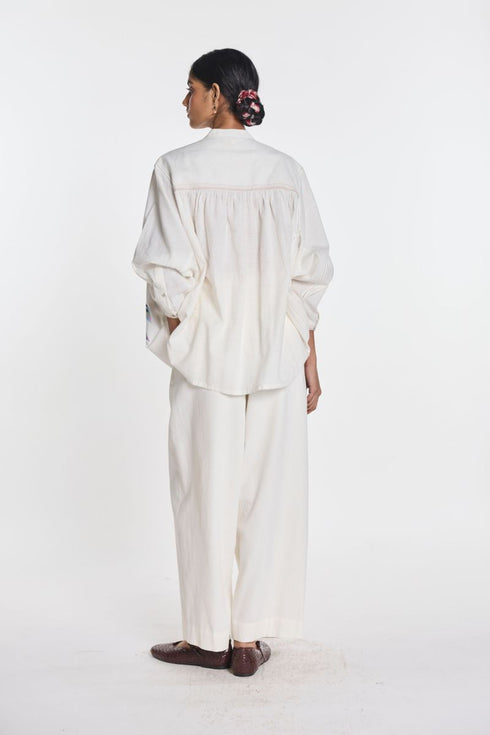 Clover embroidered shirt