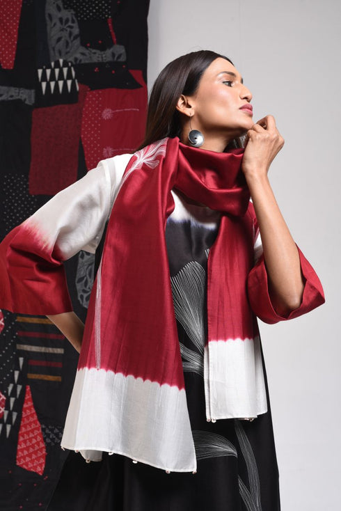 Color wash stole