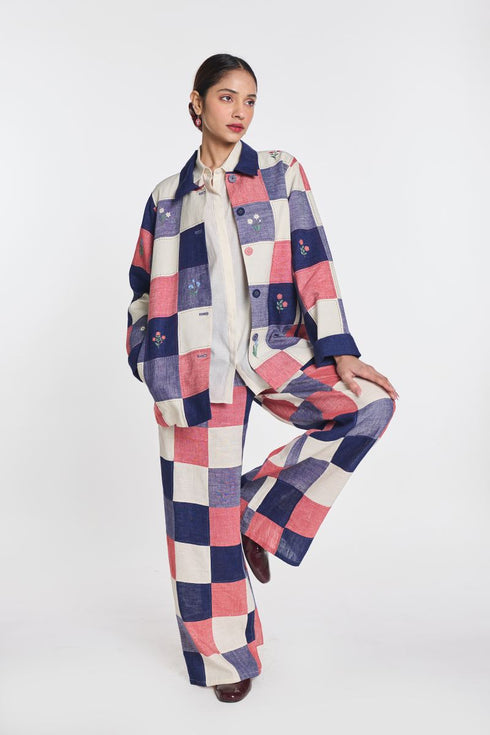 Coreopsis patchwork jacket