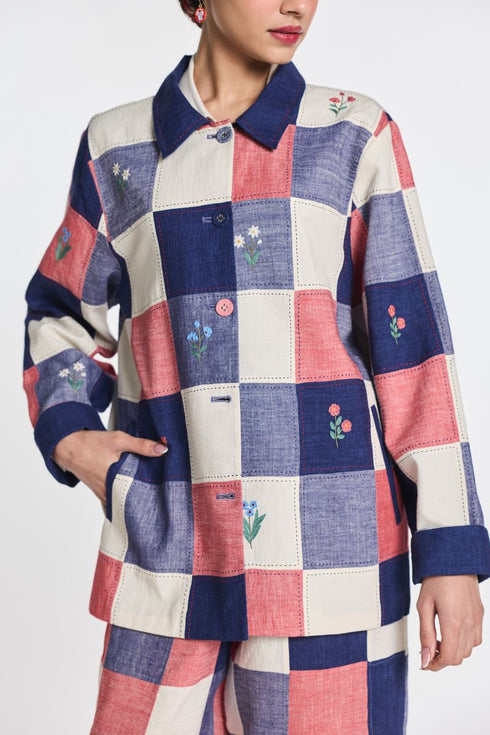 Coreopsis patchwork jacket