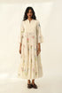 Corymbifera ivory embroidered dress