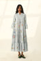 Corymbifera powder blue embroidered dress