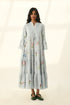 Corymbifera powder blue embroidered dress