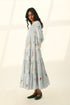 Corymbifera powder blue embroidered dress