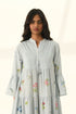 Corymbifera powder blue embroidered dress