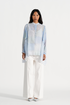 Cosmos icy blue top