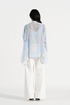 Cosmos icy blue top